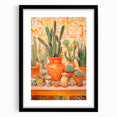 Maximalist Wall Art: Vibrant Cacti and Pottery for Eclectic Home Decor