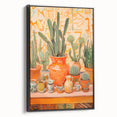 Maximalist Wall Art: Vibrant Cacti and Pottery for Eclectic Home Decor