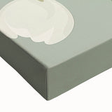 Maximalist Wall Art: Elegant White Peony on Soft Green for Serene Decor