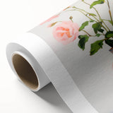 Maximalist Wall Art: Soft Pink Roses in Vase for Elegant Home Decor