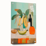 Maximalist Wall Art: Bold Still Life with Bananas for Eclectic Decor