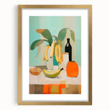 Maximalist Wall Art: Bold Still Life with Bananas for Eclectic Decor