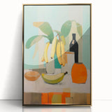 Maximalist Wall Art: Bold Still Life with Bananas for Eclectic Decor