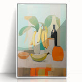 Maximalist Wall Art: Bold Still Life with Bananas for Eclectic Decor