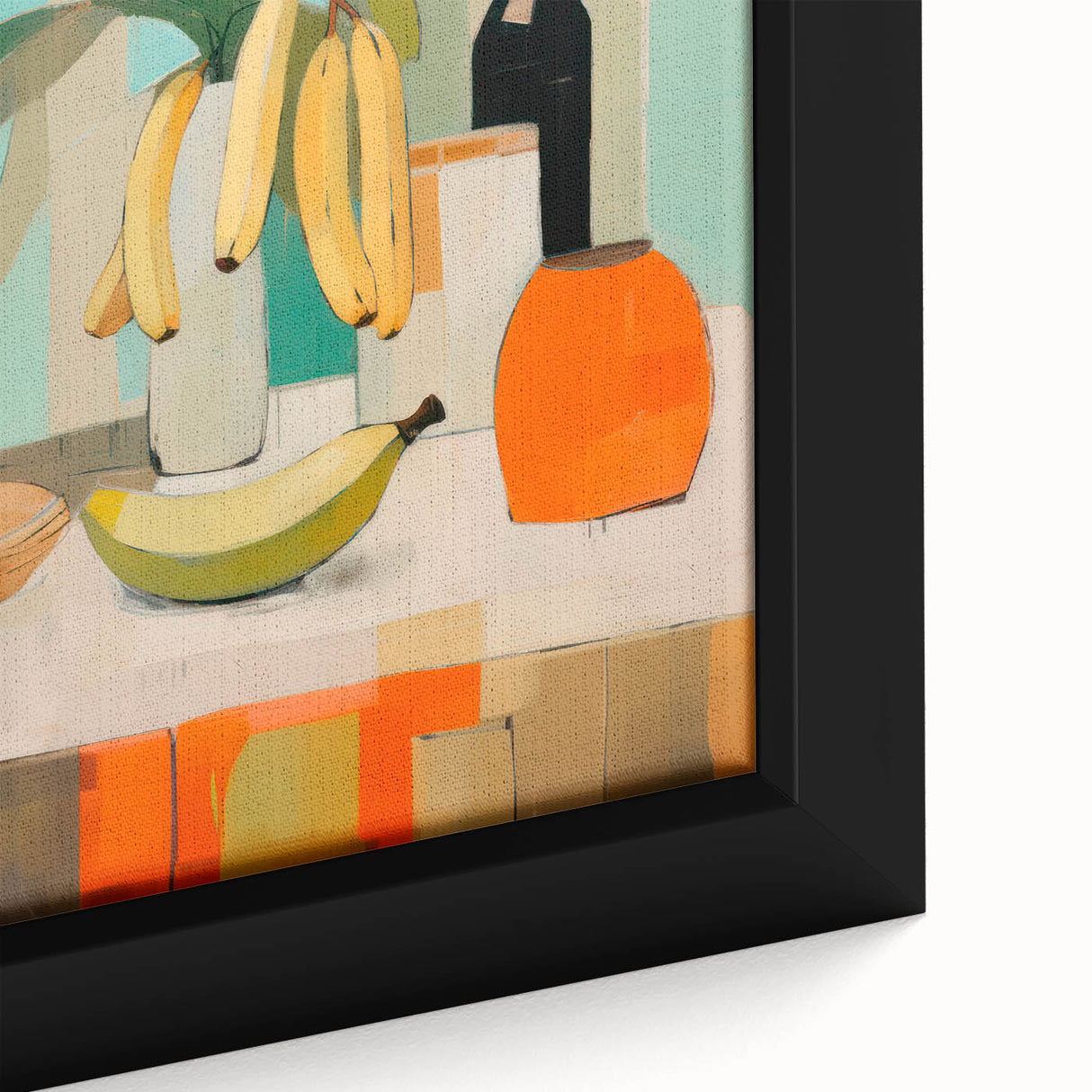 Maximalist Wall Art: Bold Still Life with Bananas for Eclectic Decor