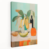 Maximalist Wall Art: Bold Still Life with Bananas for Eclectic Decor