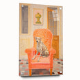 Maximalist Eclectic Wall Art with Bold Dalmatian in Vibrant Interior Design
