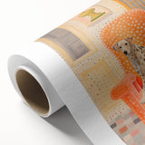 Maximalist Eclectic Wall Art with Bold Dalmatian in Vibrant Interior Design