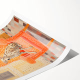 Maximalist Eclectic Wall Art with Bold Dalmatian in Vibrant Interior Design