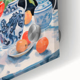 Maximalist Floral Still Life Wall Art with Vibrant Tulips and Bold Vase