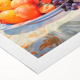 Maximalist Still Life Wall Art with Bold Pineapple and Vibrant Fruit Display