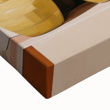 Maximalist Still Life Wall Art with Bold Terracotta Vases and Foliage