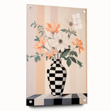 Maximalist Wall Art - Bold Eclectic Floral Vase Decor for Vibrant Spaces