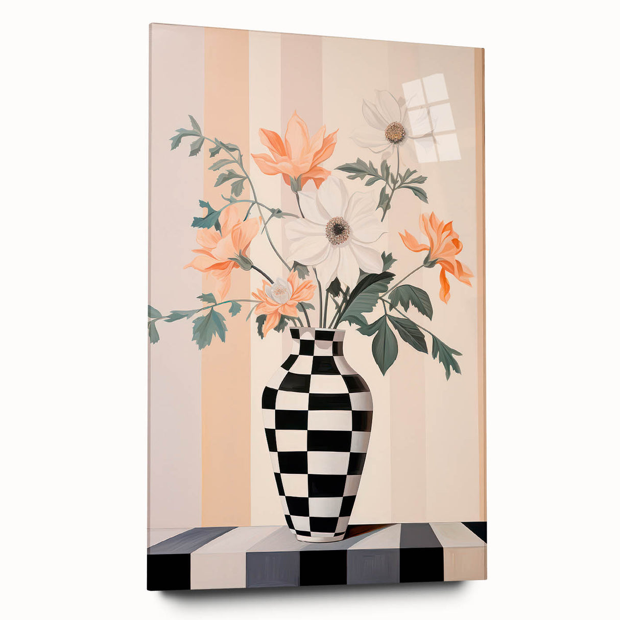 Maximalist Wall Art - Bold Eclectic Floral Vase Decor for Vibrant Spaces