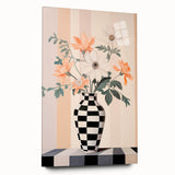 Maximalist Wall Art - Bold Eclectic Floral Vase Decor for Vibrant Spaces