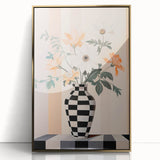 Maximalist Wall Art - Bold Eclectic Floral Vase Decor for Vibrant Spaces