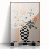 Maximalist Wall Art - Bold Eclectic Floral Vase Decor for Vibrant Spaces