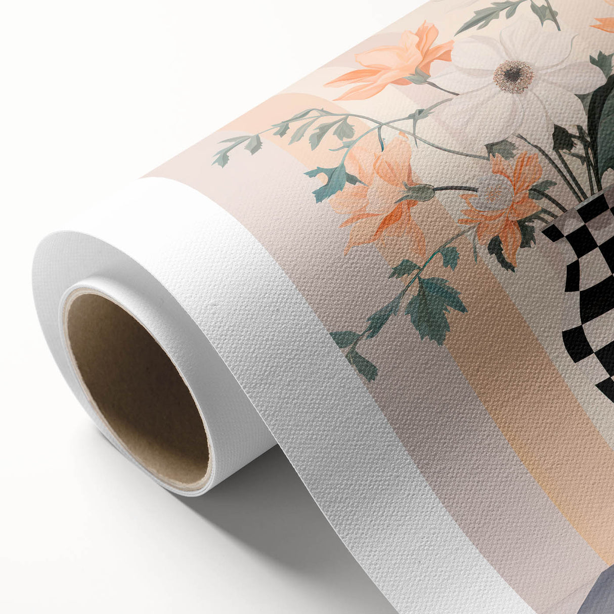 Maximalist Wall Art - Bold Eclectic Floral Vase Decor for Vibrant Spaces