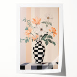 Maximalist Wall Art - Bold Eclectic Floral Vase Decor for Vibrant Spaces