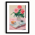 Maximalist Wall Art - Bold Floral Breakfast Scene Decor for Vibrant Spaces