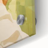 Maximalist Wall Art - Bold Portrait with Warm Tones and Expressive Style