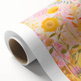 Maximalist Wall Art - Bold Floral Field with Vibrant Spring Colors