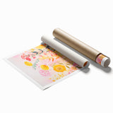 Maximalist Wall Art - Bold Floral Field with Vibrant Spring Colors