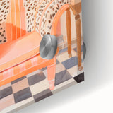 Maximalist Wall Art - Bold Leopard Print Armchair with Eclectic Style