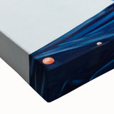 Maximalist Wall Art - Bold Floral Arrangement in Blue and Orange Vase