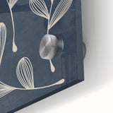 Mid Century Modern Art - Abstract Retro Leaf Pattern in Minimalist Style