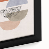 Mid Century Modern Art - Retro Geometric Abstract Shapes in Mixed Tones