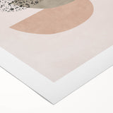 Mid Century Modern Art - Retro Geometric Abstract Shapes in Mixed Tones