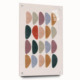 Mid Century Modern Art - Retro Abstract Geometric Wall Decor - Minimalist Style