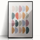 Mid Century Modern Art - Retro Abstract Geometric Wall Decor - Minimalist Style