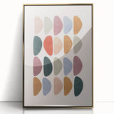 Mid Century Modern Art - Retro Abstract Geometric Wall Decor - Minimalist Style