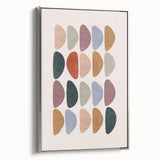 Mid Century Modern Art - Retro Abstract Geometric Wall Decor - Minimalist Style