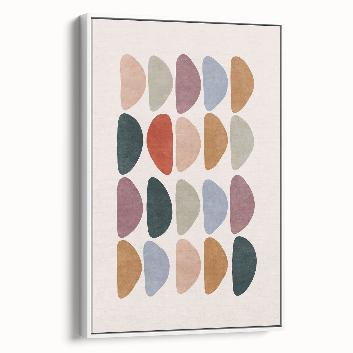 Mid Century Modern Art - Retro Abstract Geometric Wall Decor - Minimalist Style