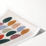 Mid Century Modern Art - Retro Abstract Geometric Wall Decor - Minimalist Style