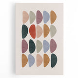 Mid Century Modern Art - Retro Abstract Geometric Wall Decor - Minimalist Style