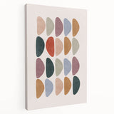 Mid Century Modern Art - Retro Abstract Geometric Wall Decor - Minimalist Style