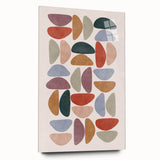 Mid Century Modern Geometric Wall Art - Retro Abstract Print - Vintage Style