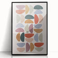 Mid Century Modern Geometric Wall Art - Retro Abstract Print - Vintage Style