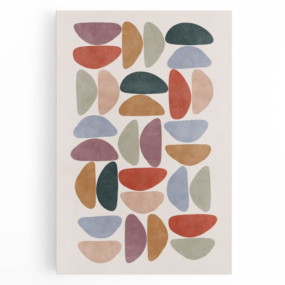 Mid Century Modern Geometric Wall Art - Retro Abstract Print - Vintage Style