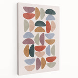 Mid Century Modern Geometric Wall Art - Retro Abstract Print - Vintage Style