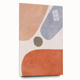 Mid Century Modern Geometric Art - Retro Minimalist Abstract Print