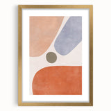 Mid Century Modern Geometric Art - Retro Minimalist Abstract Print