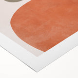 Mid Century Modern Geometric Art - Retro Minimalist Abstract Print