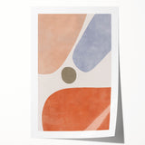 Mid Century Modern Geometric Art - Retro Minimalist Abstract Print