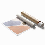 Mid Century Modern Geometric Art - Retro Minimalist Abstract Print