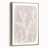 Mid Century Modern Minimalist Art - Retro Floral Geometric Wall Decor